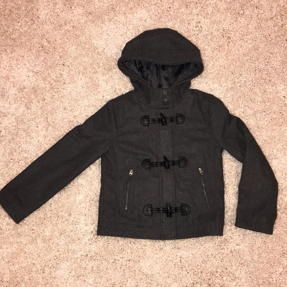 Gap Kids Girl’s Gray Peacoat Size Medium
